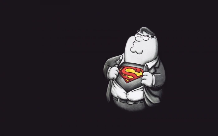 Family Guy wallpaper minimalism artwork superhero cartoon 2k