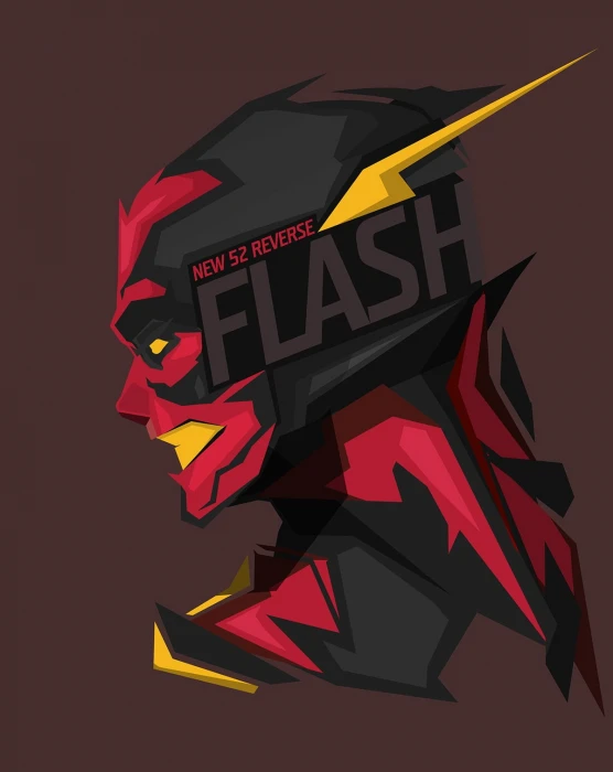 The Flash illustration superhero DC Comics red sign no people