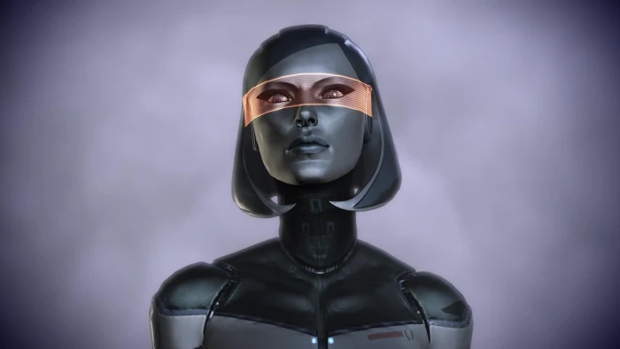 woman s face illustration Mass Effect EDI video games human representation 2k