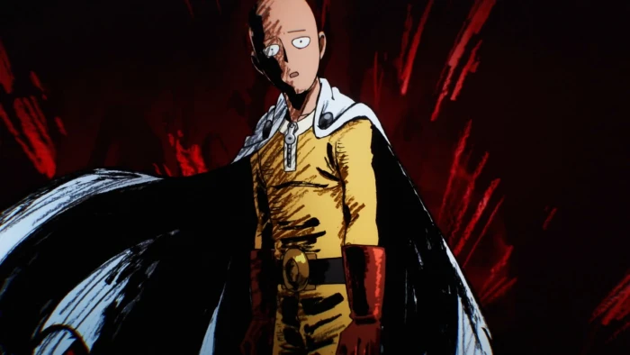 anime digital art One Punch Man Saitama superhero bald 2k