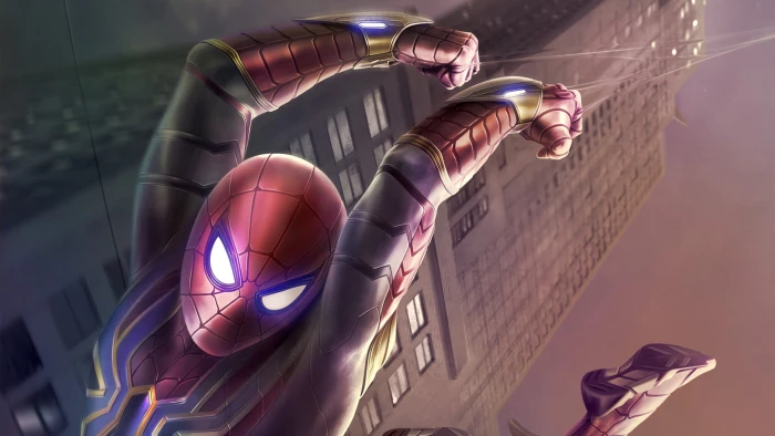 avengers infinity war hd spiderman artist superheroes digital art 2k