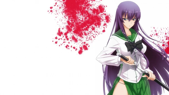 Seiko from HOTD Anime Highschool Of The Dead Blood Katana 2k
