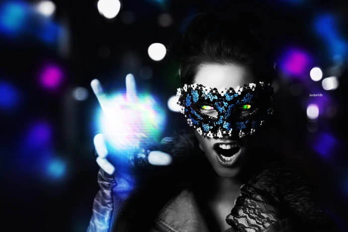 superhero women Photoshop portrait headshot one person 2k