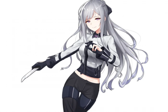 Video Game Girls Frontline AK 12 one person 2k