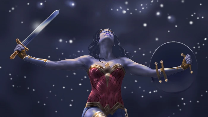 wonder woman hd artwork digital art superheroes 2k