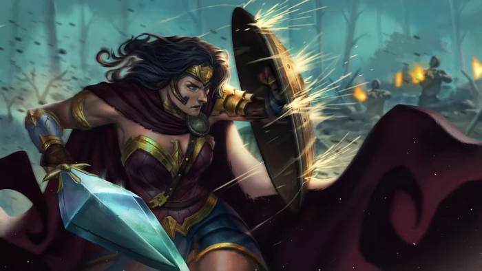 wonder woman superheroes hd artwork artist digital art 2k