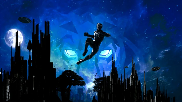 black panther hd marvel artwork superheroes one person 2k