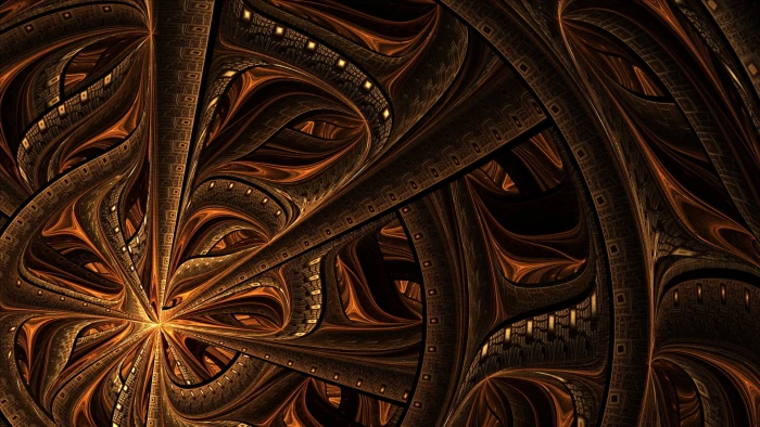 brown digital wallpaper abstract fractal art no people 2k