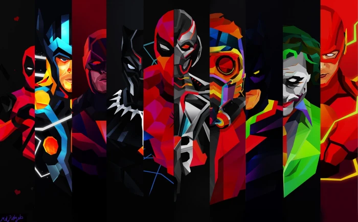 Comics Superhero Batman Black Panther Marvel Daredevil 2k
