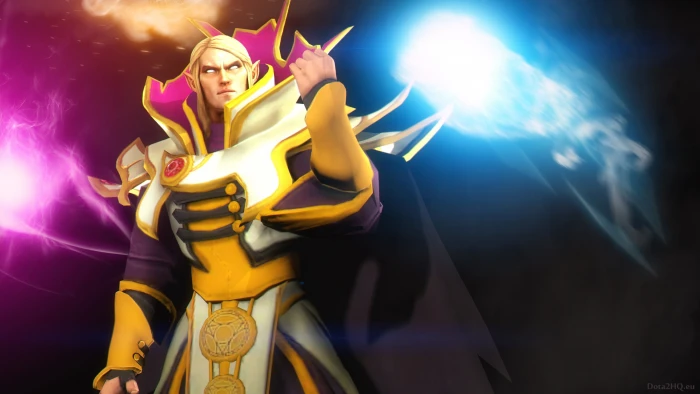 Dota 2 Envolker character illustration invoker art superhero 2k