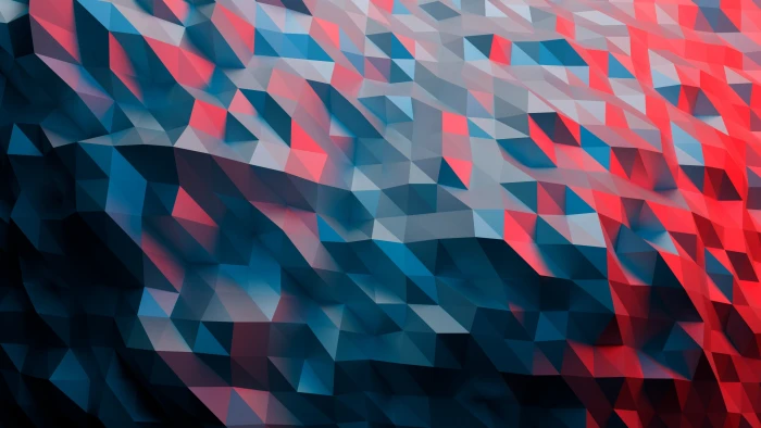 red black and blue abstract painting low poly backgrounds 2k 4k