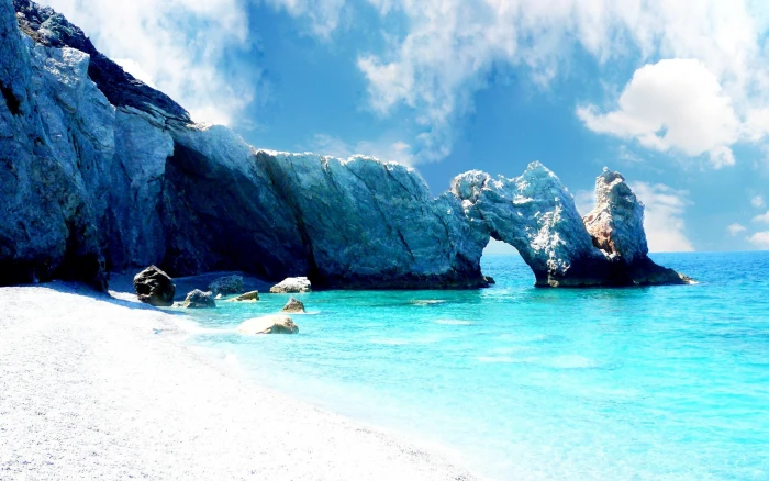 Skiathos Island beach nature 2k