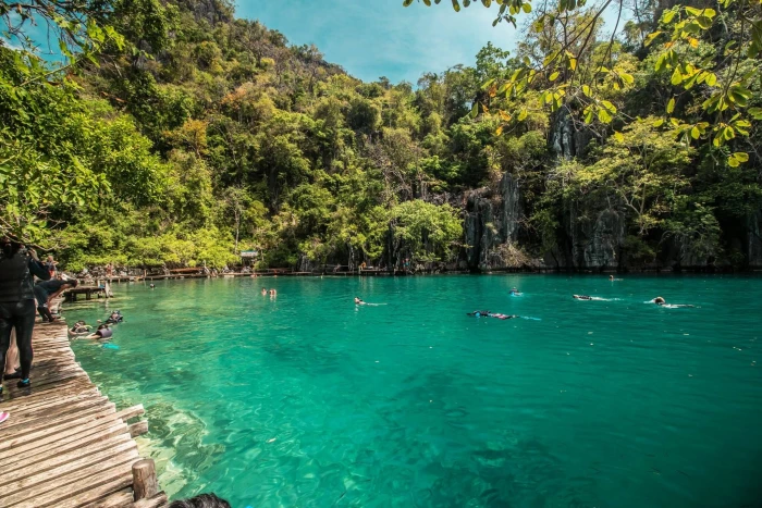 water tropical lagoon island travel coron palawan philippines 2k