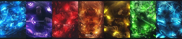 Shingeki no Kyojin Eren Jeager Mikasa Ackerman Armin Arlert 2k 4k