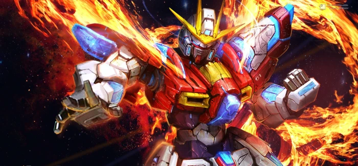 Mobile Suit Gundam Build Fighters Try fire burning 2k