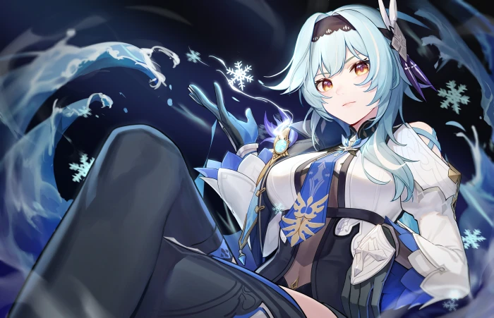 anime girls Genshin Impact Eula impact 2k