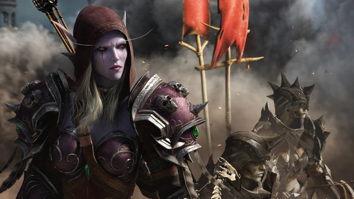 digital art video games Sylvanas Windrunner Warcraft World of 2k