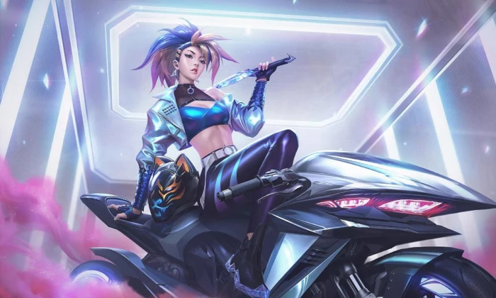 League of Legends Seraphine Riot Games upscaled kda K DA 2k 4k