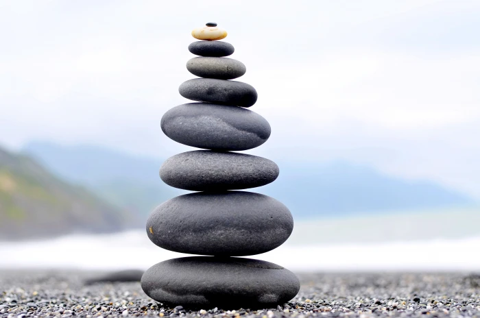 pebble rock zen massage stone beach yoga road dirt 2k 4k 5k