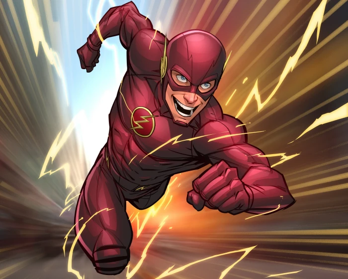 superhero art flash DC Comics Patrick Brown PatrickBrown 2k