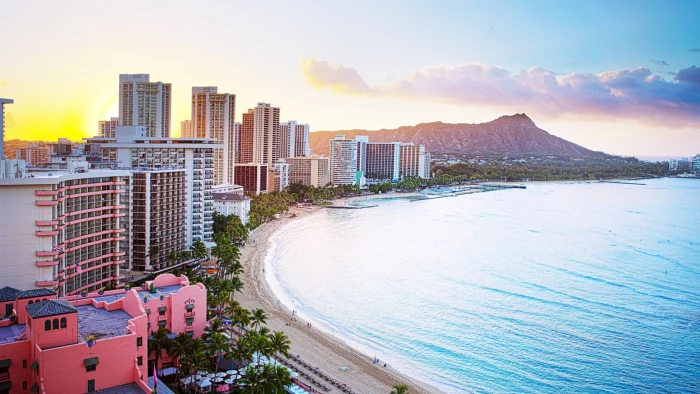Waikiki Beach Hawaii Wide Wallpaper 2k
