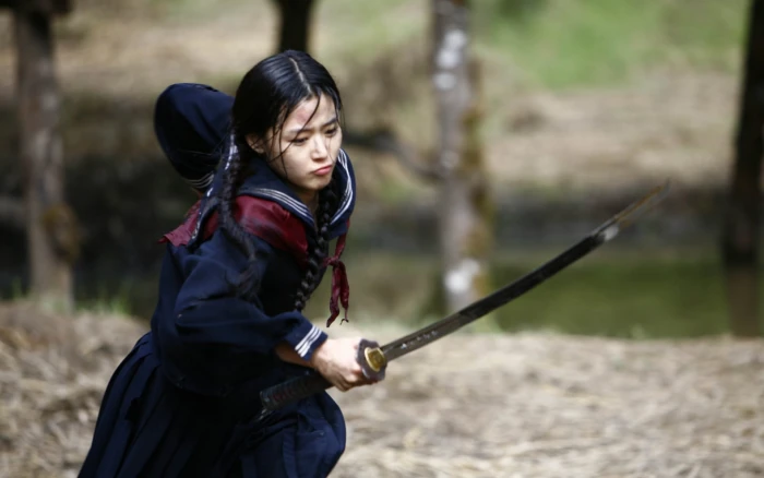 asians girls hot hyun jeon korean samurai swords women 2k