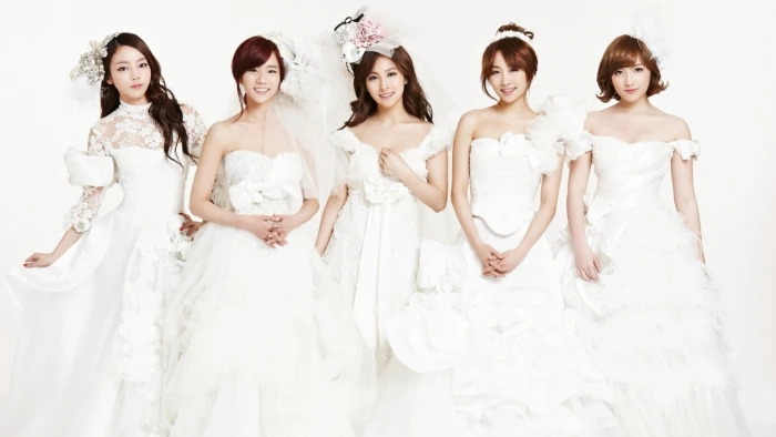 kara k pop korean wedding dress women asian bride newlywed 2k