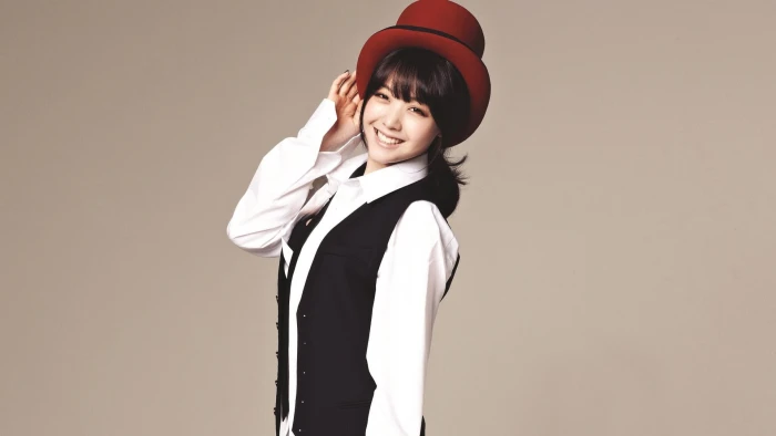 Korean K pop Girls Day Asian brunette women brown eyes millinery smiling Bang Minah 2k