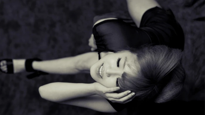 K pop Jun Hyoseong musician singer monochrome Korean women 2k