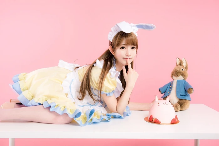 model women Korean Yurisa Chan cosplay 2k