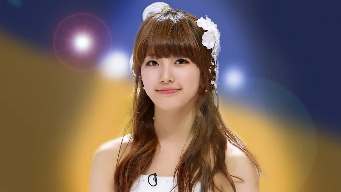 Suzy Korean girls photo HD wallpaper 23 women s white sleeveless top 2k