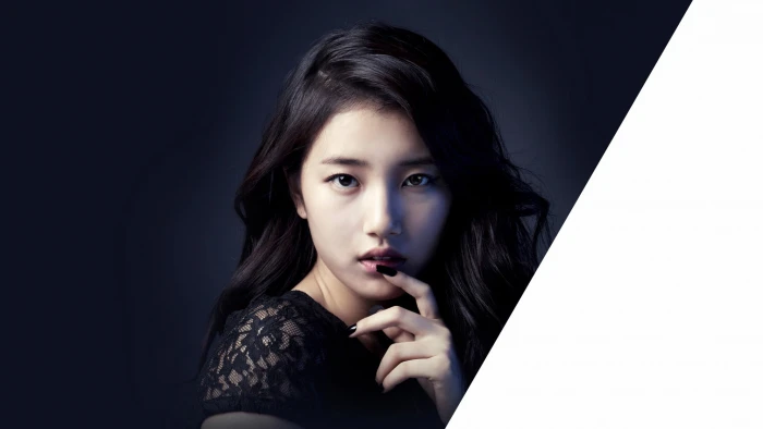 Suzy Miss A K pop Korean women face model painted nails 2k