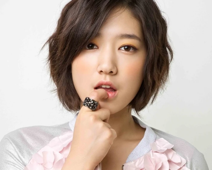 Asian Brown Eyes brunette face korean lips Open Mouth 29