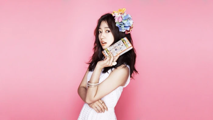 Beautiful Park Shin Hye Photo HD Wallpaper women s white sleeveless blouse 24 2k