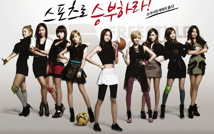 Girls Generation 80 korean group illustration 2k