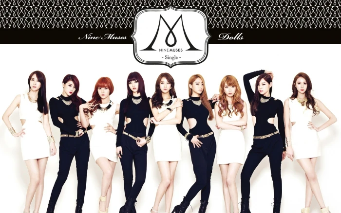 Korean beauty Nine Muses photo HD Wallpaper 06 girl group 2k