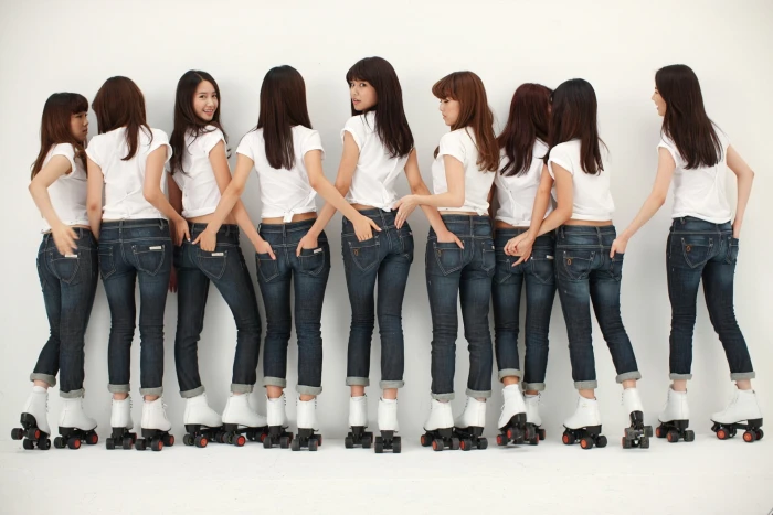 women s white tops Sexy Music Asian Girls Beauty SNSD Kpop 2k
