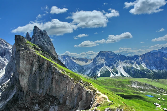 Highlands mountain photo Malga da dolomites montagna dolomiti 2k 4k