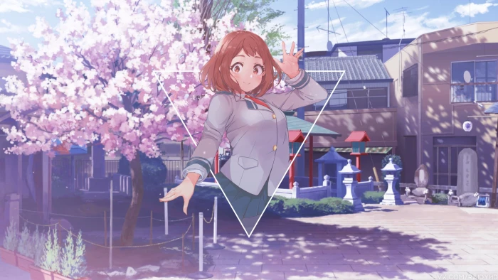 anime girls picture in Uraraka Ochako 2k 4k