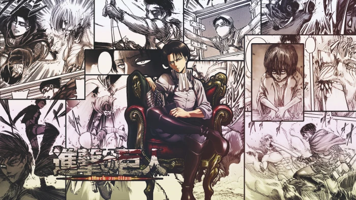 Anime Attack On Titan Levi Ackerman 2k