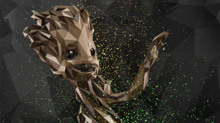baby groot superheroes abstract digital art hd behance 2k 4k