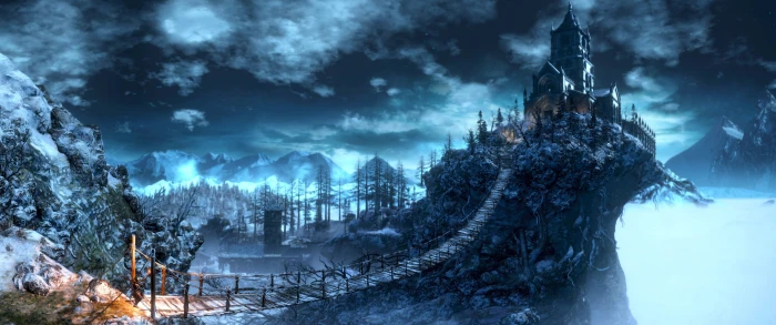 gray castle wallpaper game Dark Souls 3 III 2k