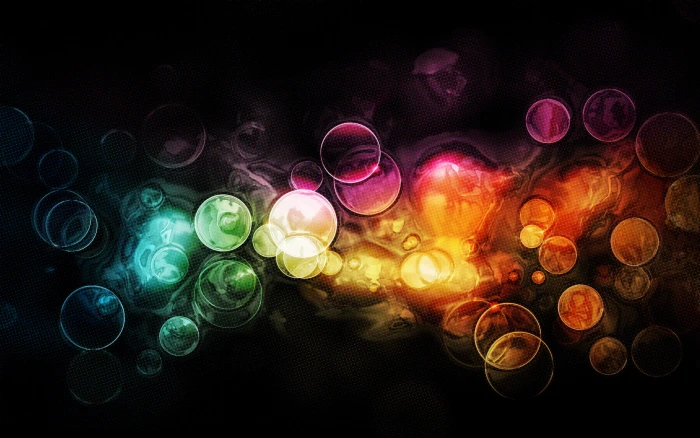 black and multicolored digital wallpaper abstract colorful 2k