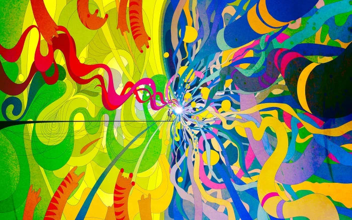 multicolored abstract painting 4 2k