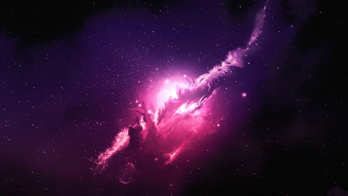 nebula stars universe galaxy space digital 2k 4k