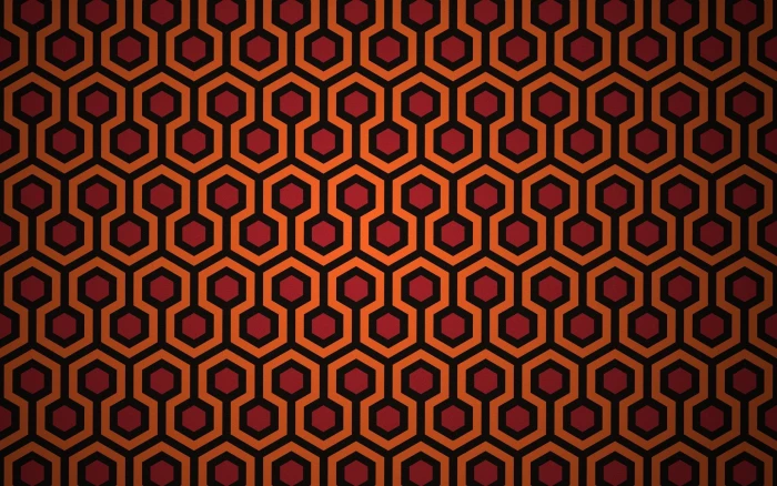 pattern abstract hexagon The Shining Stanley Kubrick full frame 2k