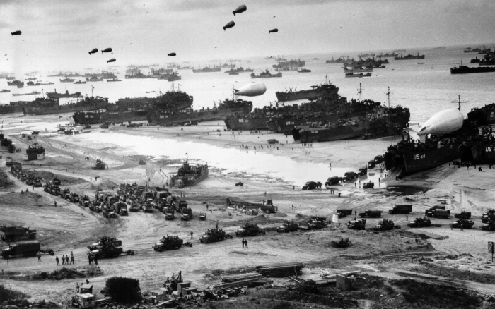 grayscale photography of vehicles on road USA navy World War II 2k