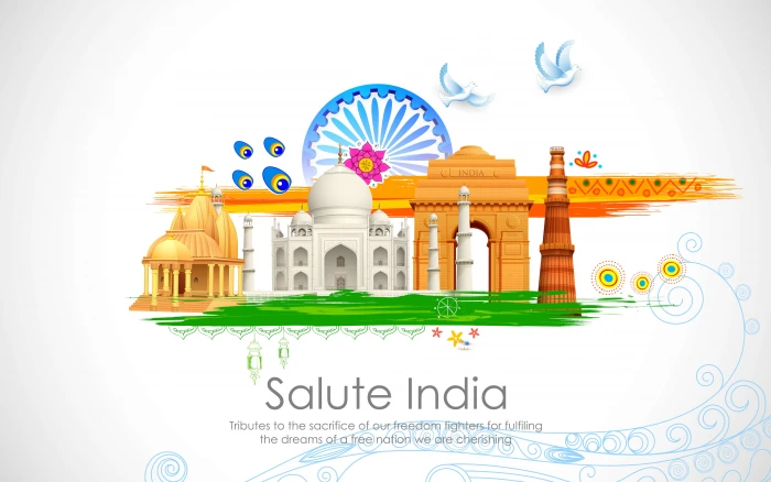 Salute India built structure communication architecture 2k 4k