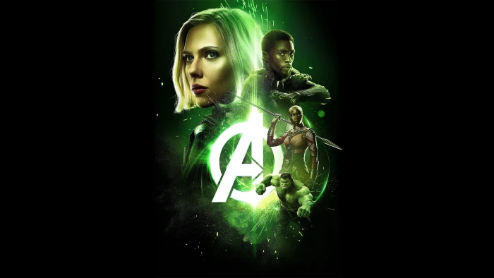 Avengers Infinity War Black Widow Scarlett Johansson Panther 2k 4k