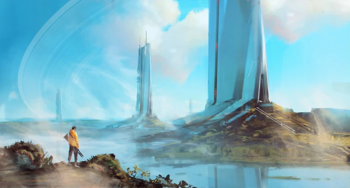 digital art artwork fantasy Fantasy Architecture 2k 4k